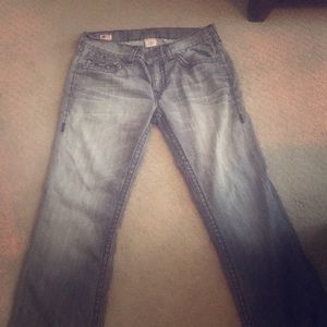 True religion rare gray jeans 34x32